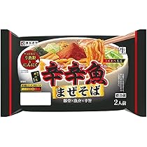 Amazon.co.jp: 冷蔵便 辛辛魚まぜそば2人前×2パック 生めん 寿